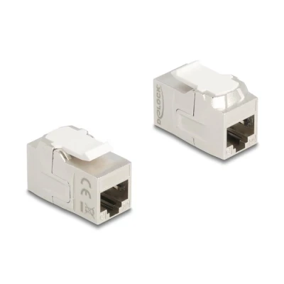 Afbeelding van Delock Keystone Module coupler RJ45 jack to Cat.6A shielded