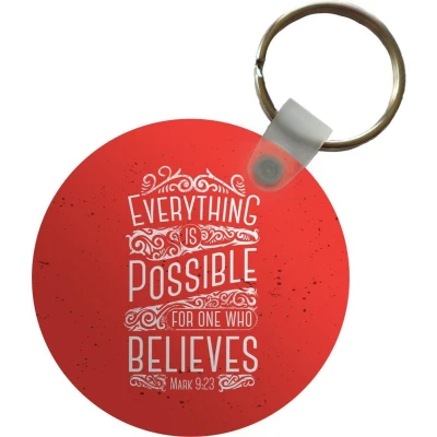 Afbeelding van Sleutelhanger Vintage Tekst Design Plastic Rond Uitdeelcadeautjes Vaderdag cadeau Geschenk Cadeautje voor hem Tip Mannen
