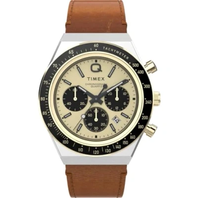 Afbeelding van Timex Diver Inspired TW2W64400 Horloge Leer Bruin Ø 40 mm