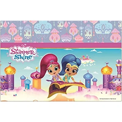 Afbeelding van Tafelkleed Shimmer &amp; Shine Magenta