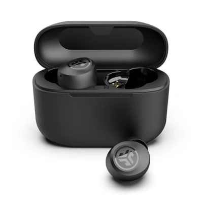 Afbeelding van JLab Go Air Pop+ True Wireless Earphones, Bluetooth Earbuds, Oordopjes Draadloos with 35H+ Speeltijd, In Ear Headphones Microfoon, Oplaaddoos, BT multipunt, App, Zwart