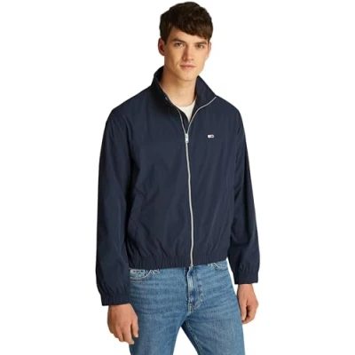 Afbeelding van Tommy Jeans Essential Jacket Lichte jas, Heren, Maat: 46, Dark night navy