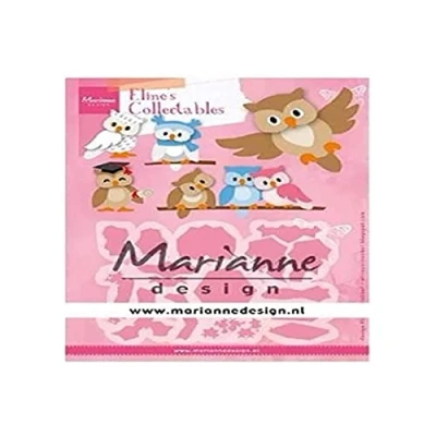 Afbeelding van Marianne D Collectable Eline&#039;s uil COL1475 112,5x85 mm