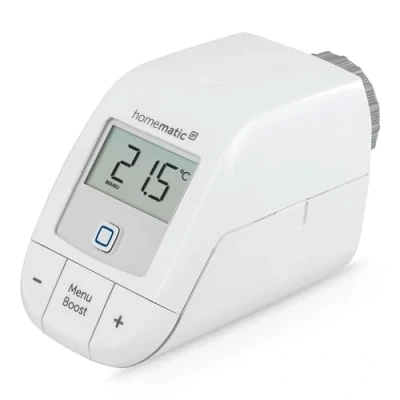 Afbeelding van Homematic IP Radiatorthermostaat basic, slimme radiatorknopp, additioneel voor aansturing per kamer, intelligente verwarmingsaansturing, werkt met Alexa en Google Home, 153412A2