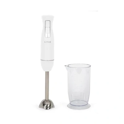Afbeelding van Staafmixer met kom LIVOO DOP245W 400 W 2 snelheden Wit