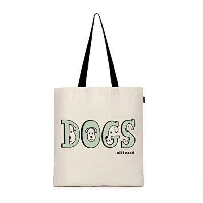 Afbeelding van Ecoright Esthetische canvas draagtas voor dames, herbruikbare katoenen school, boodschappen, winkelen, strand en cadeaus vrouwen, Knijp zelfliefde, Eén maat, Utility