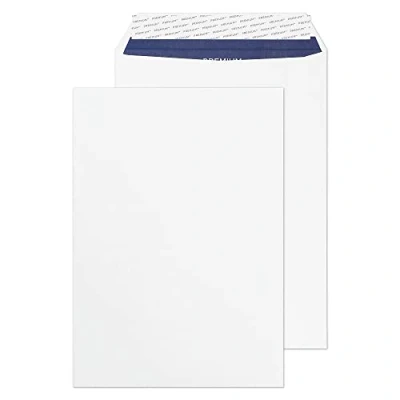 Afbeelding van Blake Pure C5 162 x 229 mm 120 g/m² gerecycleerde Peel &amp; Seal Pocket Enveloppen (RP83454) Super Wit geweven Pack van 25