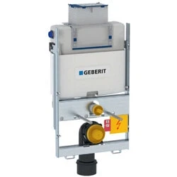 Afbeelding van Geberit gis wc element voor wandcloset h87 met omega up inbouwreservoir 12cm boven frontbediend 461141001 461 141 00 1