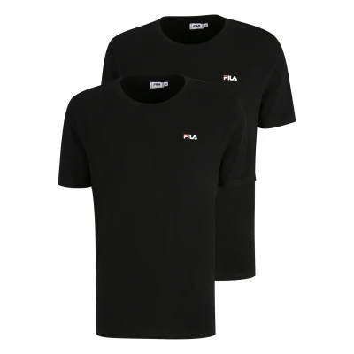 Afbeelding van Fila BROD TEE 2 PACK Tshirt basic, Heren, Maat: Small, Black