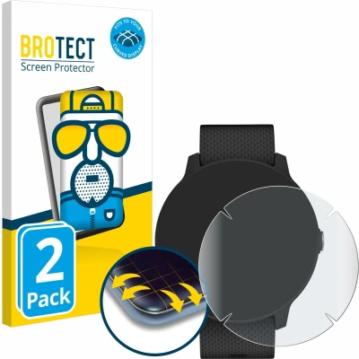 Afbeelding van BROTECT Screenprotector voor Garmin vivoactive 3 Music Folie Beschermfolie matte volledig dekking (2 Stuks)