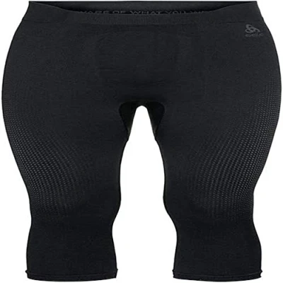 Afbeelding van Ondergoed Odlo Men Bl Bottom 3/4 Performance Warm Eco Black New Graphite Grey M