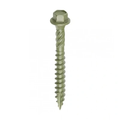 Afbeelding van TIMCO Houtschroeven zeskantkop exterieur groen 6,7 x 60 doos van 50
