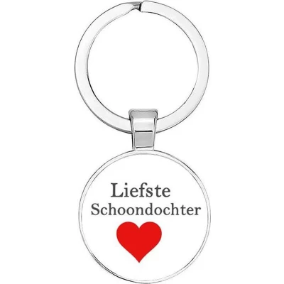 Afbeelding van Akyol liefste schoondochter Sleutelhanger de allerliefste koude kant schoonfamilie 2,5 x CM