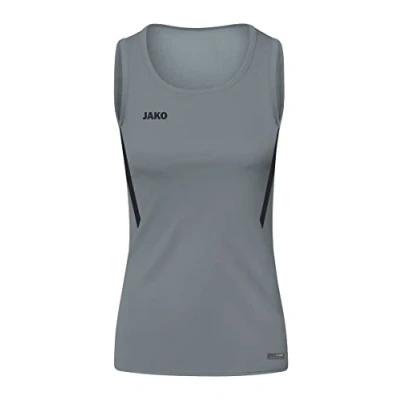 Afbeelding van JAKO Tanktop Challenge Steengrijs/zwart