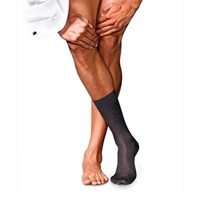 Afbeelding van Falke NO. 10 PURE FIL D ́ÉCOSSE Luxury LINE Sokken, Heren, Maat: 43/44, Anthracite mel. (3190)