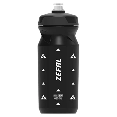 Afbeelding van ZEFAL Unisex Sense Soft 65 waterfles, zwart, 650ml UK