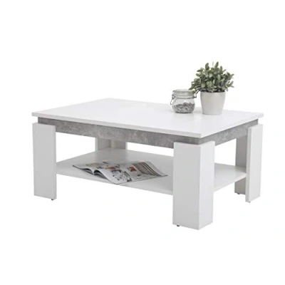 Afbeelding van HELA Salontafel TIM met plank, vierkant of rechthoekig