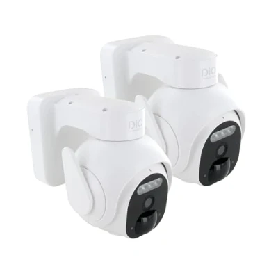 Afbeelding van Buitencamera&#039;s DIO CONNECTED HOME Set van 2 Roterend Batterij 3MP