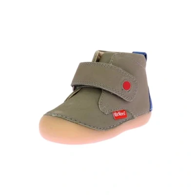 Afbeelding van KICKERS Jongens Unisex kinderen SABIO plat Oxford, Kaki Blauw, 27 EU, EU