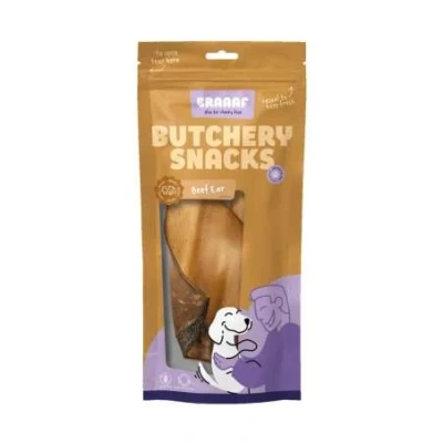 Afbeelding van Braaaf Butchery Beef Ear Hondensnack 2 stuks