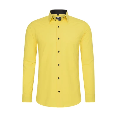 Afbeelding van Zakelijk overhemd S 6XL Slim Fit Premium Katoen Stretch