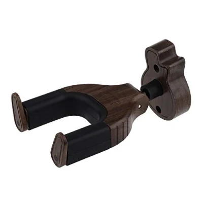 Afbeelding van Alnicov Guitar Hanger Wall Mount Auto Lock Bracket Display Stand Holder Hook voor akoestische elektrische klassieke basgitaren