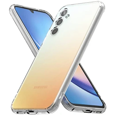 Afbeelding van Ringke Fusion Compatibel met Samsung Galaxy A34 5G Case, Anti Vingerafdruk Doorschijnend Schokbestendig Bumper Hoesje Matte Clear