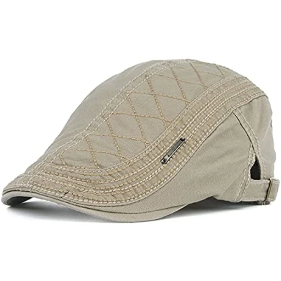 Afbeelding van Kuyou Sportmuts Newsboy Flat Cap Gatsby Pet Pet, beige, One size