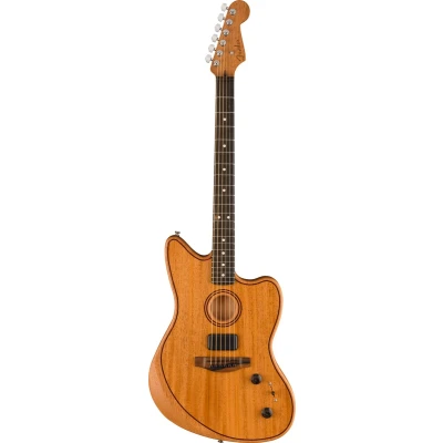 Afbeelding van Fender American Acoustasonic Jazzmaster All Mahogany Natural met deluxe gigbag
