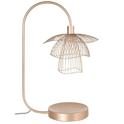 Afbeelding van Forestier Papillon tafellamp champagne