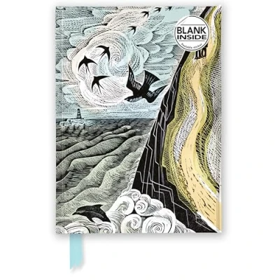 Afbeelding van Angela Harding: Cornish Path (Foiled Blank Journal): Unser hochwertiges Blankbook mit festem, künstlerisch geprägtem Einband