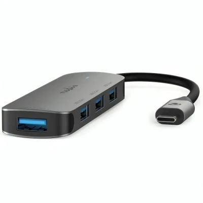 Afbeelding van USB hub 4 poorten Nedis