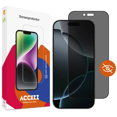 Afbeelding van Screenprotector Apple iPhone 17 Air: Accezz Gehard glas Privacy