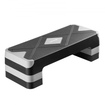 Afbeelding van VEVOR Aerobic Stepping Board Stepper Step Bench Verstelbare Grijs 250kg