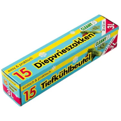Afbeelding van Diepvrieszakken 3 liter 25 x 32 cm 15 stuks