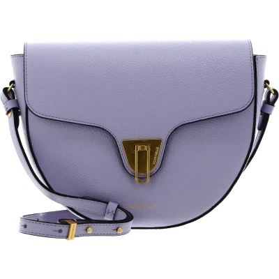 Afbeelding van COCCINELLE Leren Schoudertas Beat Soft Crossbody Bag Lavender Paars