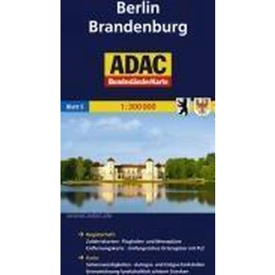 Afbeelding van ADAC BundesländerKarte Deutschland Blatt 5 Berlin, Brandenburg 1:300 000: 05