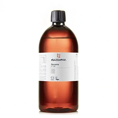 Afbeelding van Naissance Sesamolie (Nr. 248) 900ml Natuurlijk, Koudgeperst, Geraffineerd voor Huid, Gezicht, Baard, Nagels, Haar, Lichaam Massage, Aromatherapie, Diy Schoonheid, Vloeibaar
