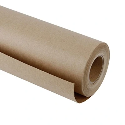 Afbeelding van RUSPEPA Bruine rol kraftpapier 91,4 cm x 30 m gerecycled papier, ideaal voor geschenkverpakking, handwerk, vloerbedekking, kleding, pakketten en tafellopers