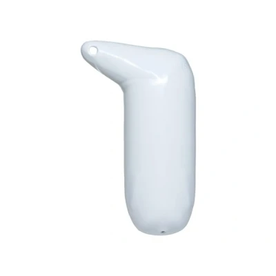 Afbeelding van Stootwil hoek 1 wit 15x32cm