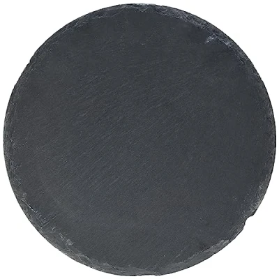 Afbeelding van LACOR 61071 Tafelblad Rond, tafel, 25 x 1 cm, zwart