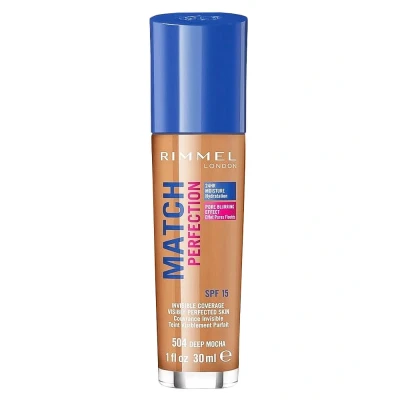 Afbeelding van Rimmel London Match Perfection Foundation 504 Deep Mocha