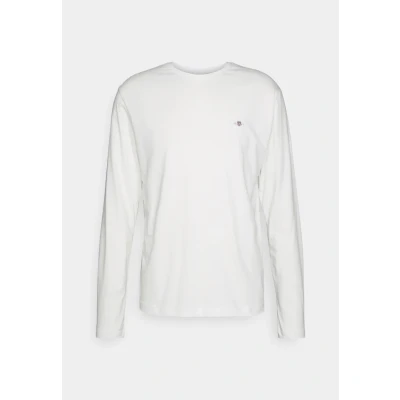 Afbeelding van GANT REG Shield Longsleeve offwhite, Heren, Maat: 3XL, Off white