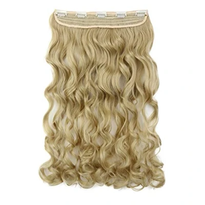 Afbeelding van CAISHA 55cm Clip In Extensies Haarextensies Haarstukje Golvend Blond C71 1