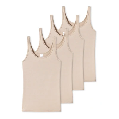 Afbeelding van Schiesser 4PACK Essentials Hemd, Dames, Maat: 36, Schwarz