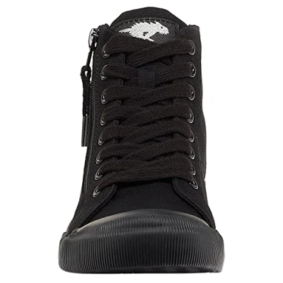 Afbeelding van Rocket Dog Jazzin 12A dames zeildoekschoenen met ritssluiting, Zwart, 41 EU