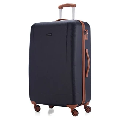 Afbeelding van Hoofdkoffer badkuip koffer handbagage harde schaal trolley rolkoffer reiskoffer, donkerblauw (blauw) 82771008