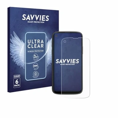 Afbeelding van Savvies Screenprotector voor Unihertz Jelly Max Folie Beschermfolie transparant (6 Stuks)