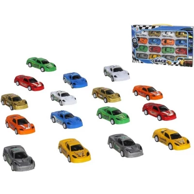 Afbeelding van Speelgoed multi auto retrofrictie set van 16 stuks Veilig voor kinderen