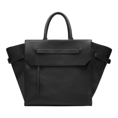 Afbeelding van Liebeskind Lora Small Pebble Satchel L black handtas dames